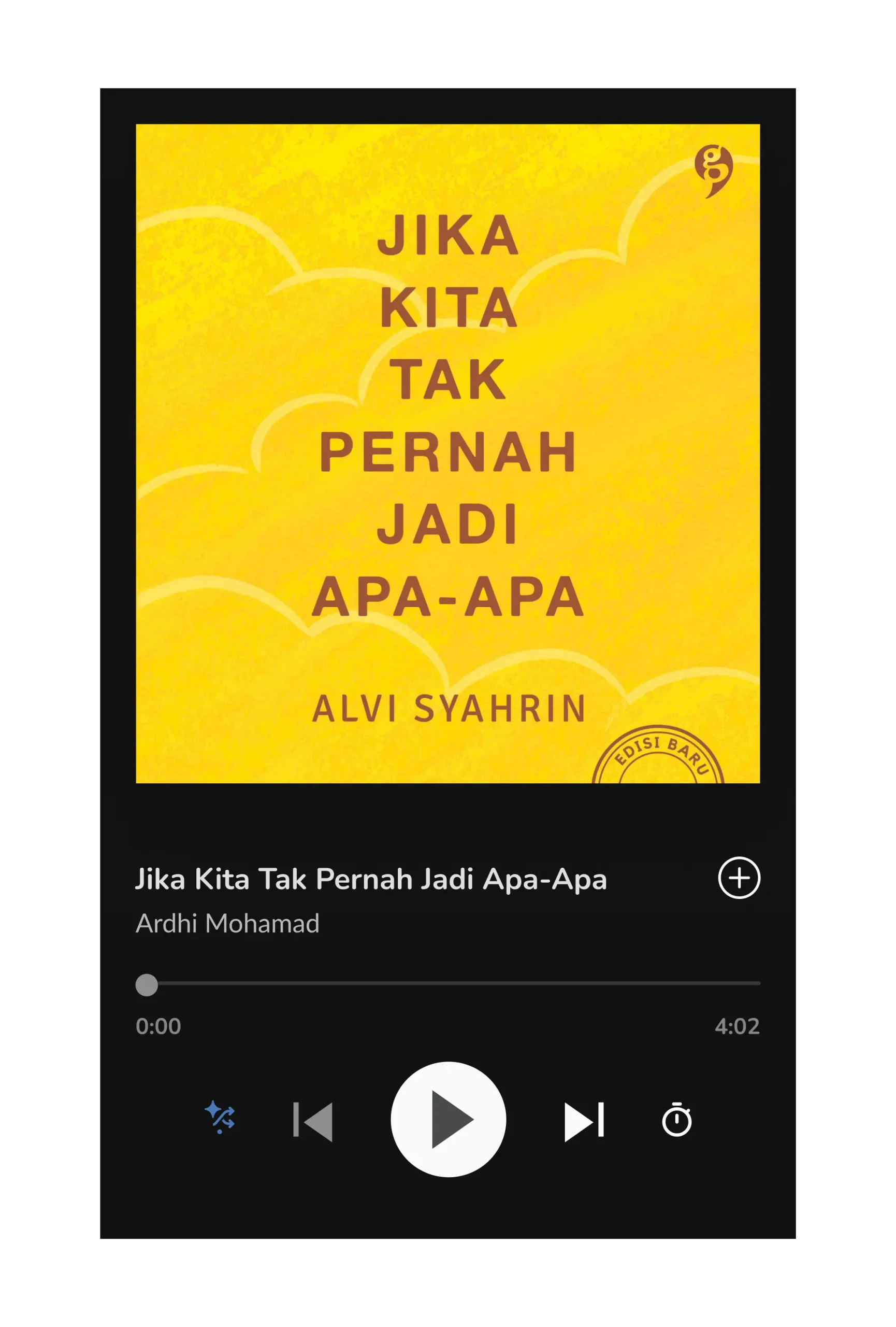 Jika Kita Tak Pernah Jadi Apa-Apa